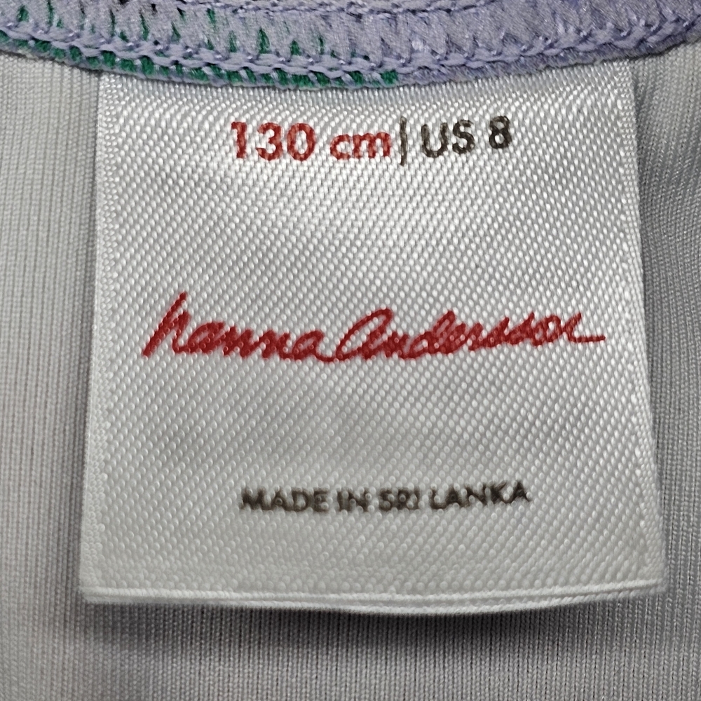 Hanna Andersson Girls Cherry‎ Bikini Tankini Swimsuit  Top size 130 - Picture 3 of 5